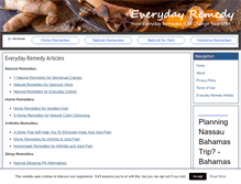 Tablet Screenshot of everydayremedy.com